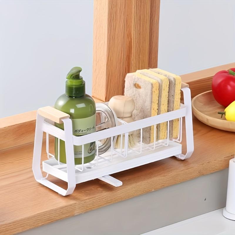 A High-Quality Multifunctional Draining Rack, Kitchen Storage Shelf, Hollow Storage Rack, Featuring a Separate Tray