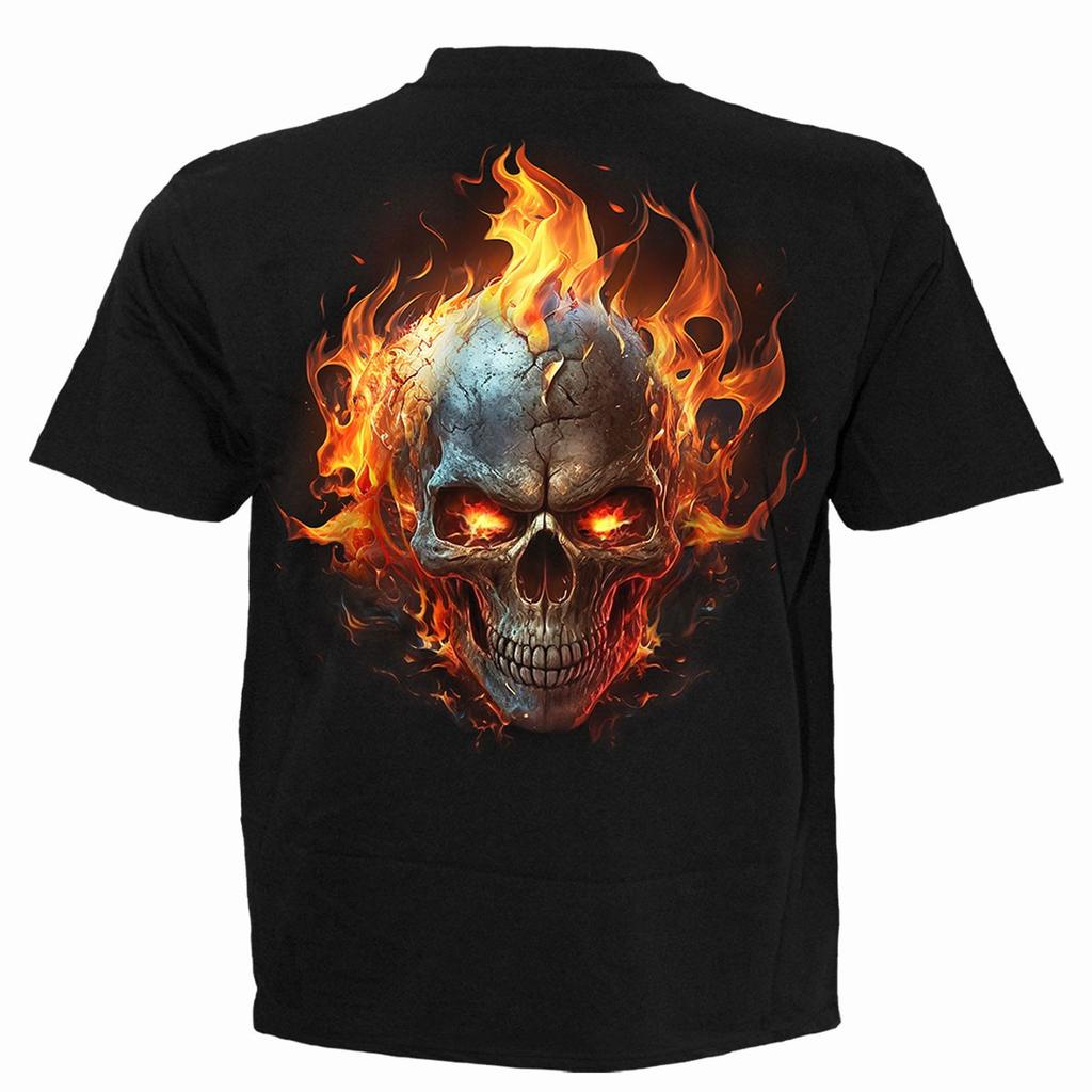 Spiral Direct Unisex Adult Night Rider Back Print T-Shirt