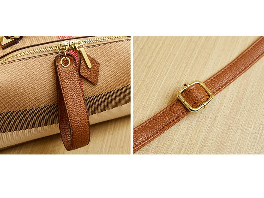 Трендовые женские сумки кроссбоди из клетчатого холста и кожи 2024