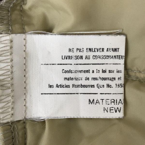 Woolrich 80-90-х годов Винтажный пуховый жилет Бежевый Мужской S Воротник-стойка Логотип Пуговицы(ИСПОЛЬЗОВАЛ)