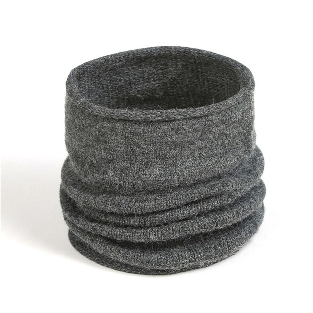 Вязаная спортивная бандана однотонная грелка для шеи теплая защита шеи велосипедный шарф лыжный
