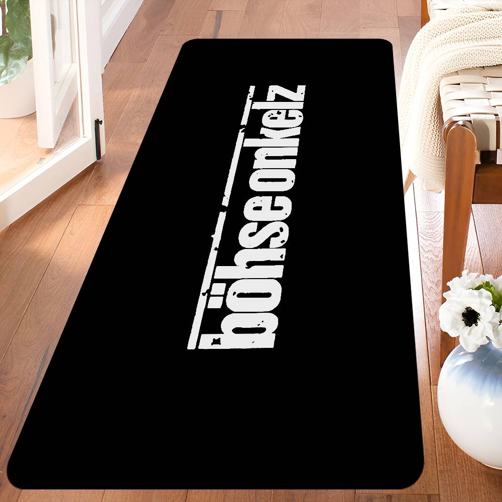 G-Germany B-Bohse O-Onkelz Hallway Carpet Washable Non-Slip Living Room Sofa Chairs Area Mat Kitchen Doormat Area Rug