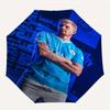 Manchester City, Soccer Player Automatic Opening and Closing Umbrella, Compact Travel Umbrella, Lightweight and Portable, Suitable for Beach