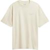 FW24 Однотонная футболка с круглым вырезом и коротким рукавом для мужчин, топы, кремовый CU383-CRM