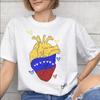VZLA Heart Accessories Unisex Unisex T Shirts Pure Cotton Tee New Arrival Tshirt Clothes