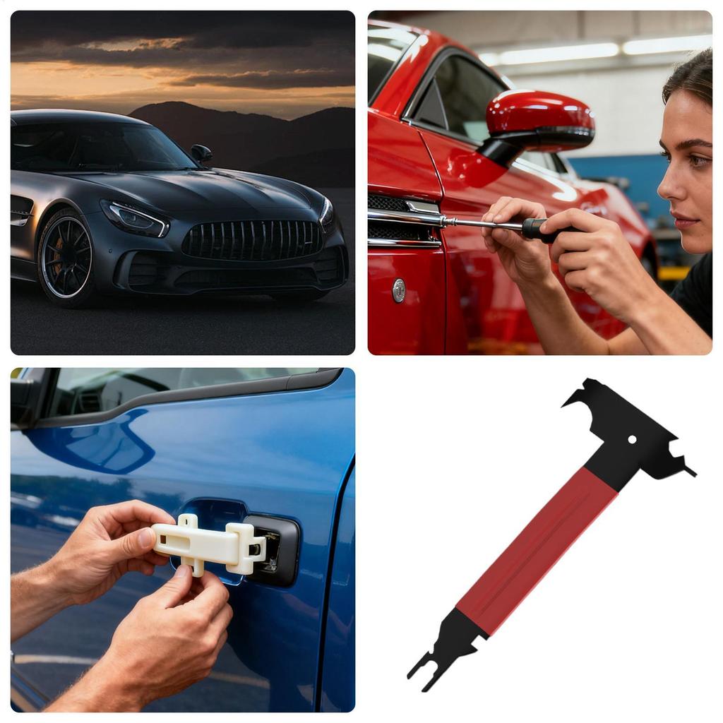 Trim Panel Removal Tool Steel Handle Pliers Door Panel Removal Tool for Truck Tractor Automobile Body Interior Repair Parts