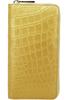 Gold Crocodile Long Wallet Wallet Long Wallet Genuine Single Piece Leather Unrivaled Crocodile Leather Crocodile Leather Crocodile Leather Crocodile