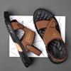 Men's sandals summer new non-slip beach shoes casual fashion soft-soled sandals men's dad shoes