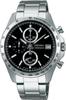 Мужские часы Seiko Selection Черный циферблат Хронограф Sbtr005