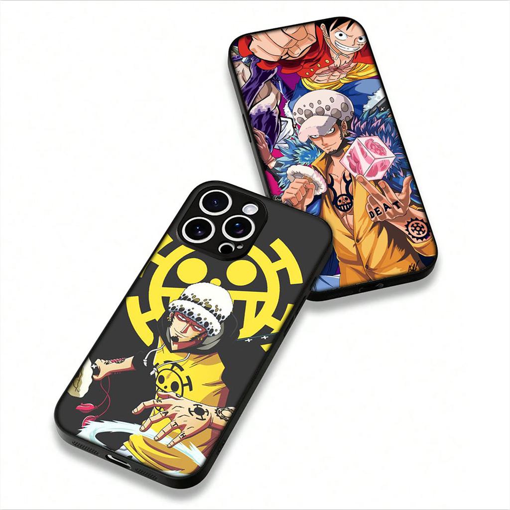 for Motorola Moto G54 G05 G24 G55 G75 G85 G15 G57 G86 Power Edge 50 30 Ultra Fusion neo Pro Case ONE PIECE Trafalgar Water Law