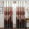 3D Black Gold Dali Texture Curtains European Luxury Home Decor Shading Curtains 2 Panels Living Room Bedroom Window Curtains