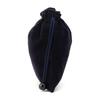 FEILER Heidi Navy Drawstring Pouch Duck Embroidery HE-260638 Chenille Fabric