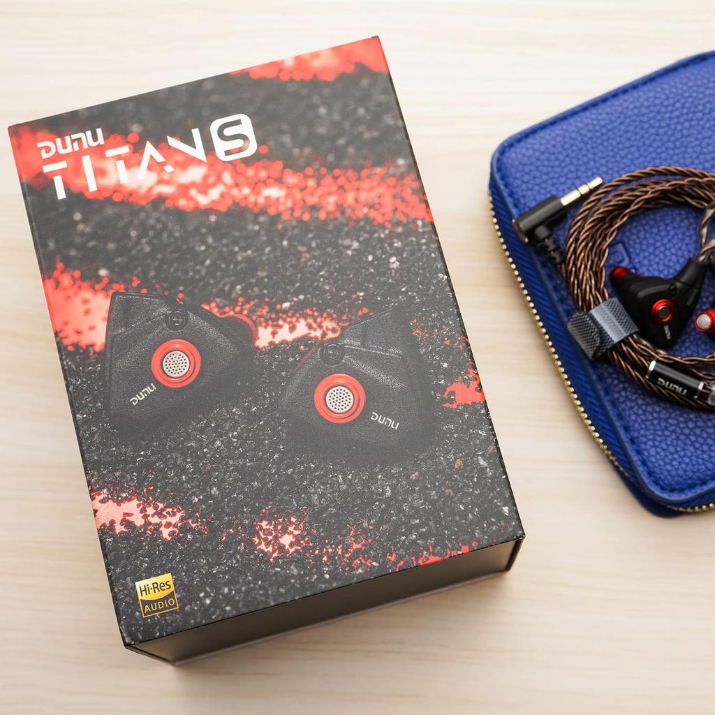 HiFiGo DUNU Titan S 11 мм динамический драйвер HiFi IEMs наушники с мощным звуком внутриканальные мониторы, (черный)