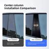 UUGK7 Car A B Column Protective Film B-Pillar Decals Anti-Scratch Sticker for Cadillac Escalade CT5 CT6 XT5 CTS XTS ATS STS Accessorry