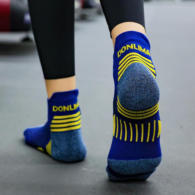 Профессиональные носки для марафона для бега для мужчин и женщин, спортивные, фитнес-носки, утолщенные, мягкие, короткие, с низким вырезом, лодочки, носки Professiona