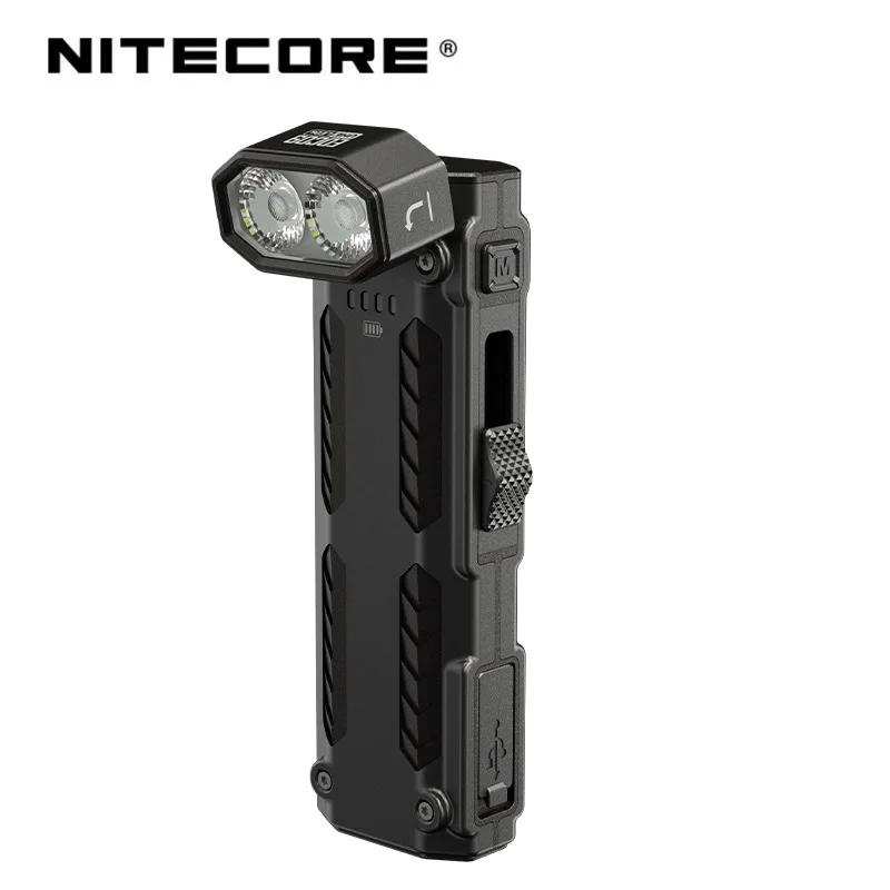 2026 NEW NITECORE EDC09 1600 Lumens High CRI Three Color Temperatures Adjustable Angle Rechargeable EDC Flashlight