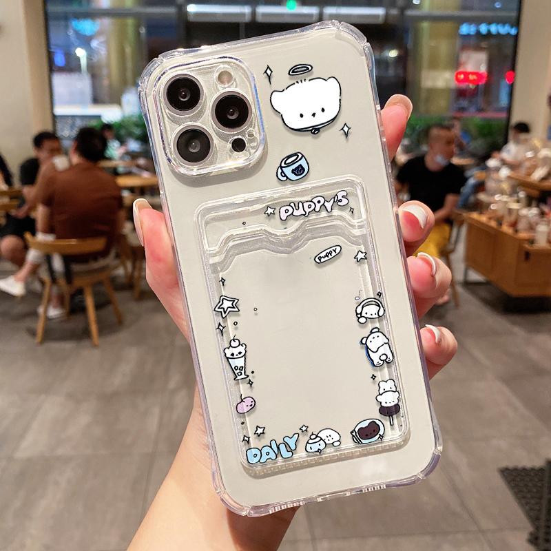 Чехол-держатель для карт для Poco X6 Pro Cover Poco F6 X3 NFC X5 M5 M3 11 Lite 5G Ne 13T 12T 13 12X Redmi A3 A1 A2 Силиконовый чехол