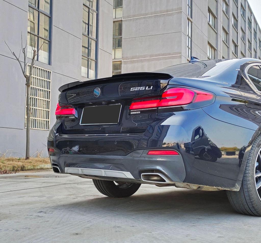 BMW 5 Series 2021 G30 G38 FD Front Lip & Rear Spoiler Body Kit