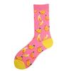 Unisex Divertidos Funny Socks Men Art Floar Dog Banana Pizza Chili Skarpetki Crew Socks Novelty Cotton Calcetines Mujer Sokken