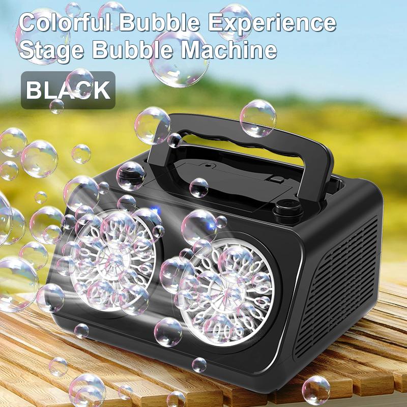 20 Hole Handheld Bubble Machine, Small Bubble Toy, Parent-child Interaction, Outdoor Toy Without Battery and Bubble Water