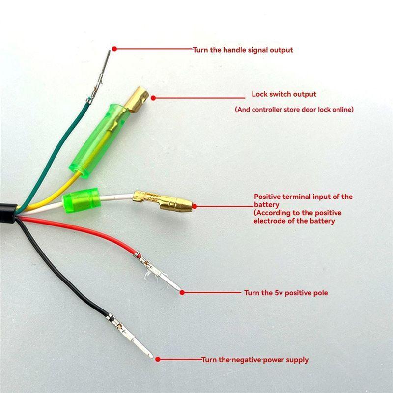 НОВИНКА ГОРЯЧАЯ В НАЛИЧИИ-Для Электросамоката Велосипеда Запчасти- 48В Ручка Газа Рукоятка Руля Мощность Скорость Поворотная С Ключом С ЖК-дисплеем Батарея Отображение