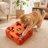 Bite Resistant Cat Maze Play Box Felt Cat Teaser Box Funny Interactive Cat Toy  Kitten