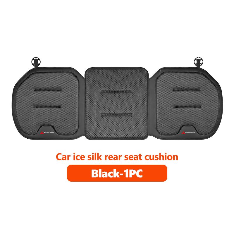 dnsh2 For Mitsubishi Car Seat Cover Ice Silk Seat Waist Cushion Covers Auto Seats Protection Pad Outlander Pajero Sport Lancer EX ASX
