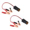 [2 Pieces] Cigarette Lighter Cable for Umverter, Car , Connection, Cigarette Lighter Socket Cable,