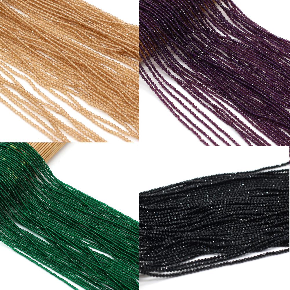 3-ниточные бусины из шпинели из натурального камня 2 мм, маленькие свободные бусины-разделители для изготовления ювелирных изделий, ожерелья, браслета, браслета, серег, аксессуаров, бисера 38 см