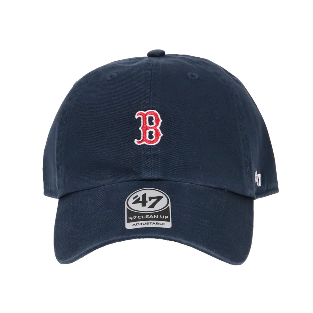 Кепка ’47 CLEAN UP с мини-логотипом Red Sox темно-синяя, свободный размер (55–61 см)