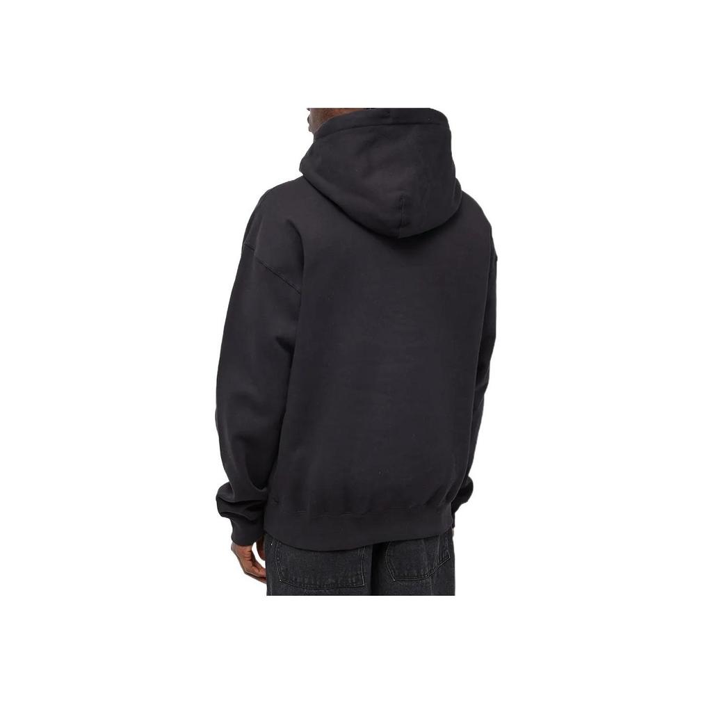 Nike Толстовка с капюшоном Solo Swoosh Full Zip, черная/белая, мужская уличная одежда DX1355-010