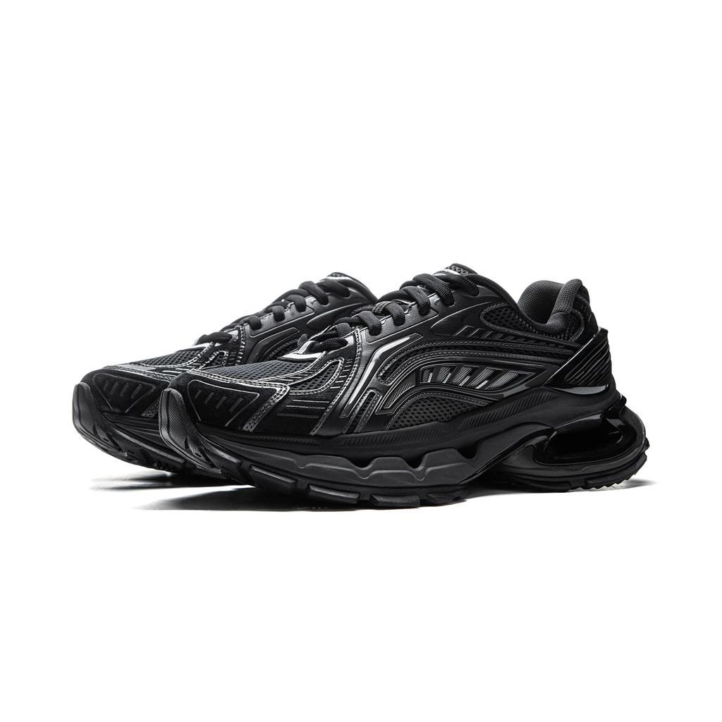 Li Ning Furious Rider BOW Износостойкие Низкие Повседневные Кроссовки Мужские Черные AZGU061-6