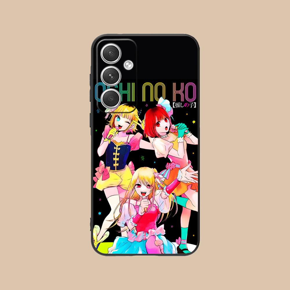 Чехол для телефона Oshi no ko B-Komachi для Samsung Galaxy S25 S24 S23 S22 S21 S20 Note20 Plus FE Ultra Цветной Защитный Чехол Красивый