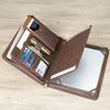 Head Cowhide Genuine Leather Vintage Men's Clutch Crazy Horse Leather Multifunctional Clutch Genuine Leather Business Wallet