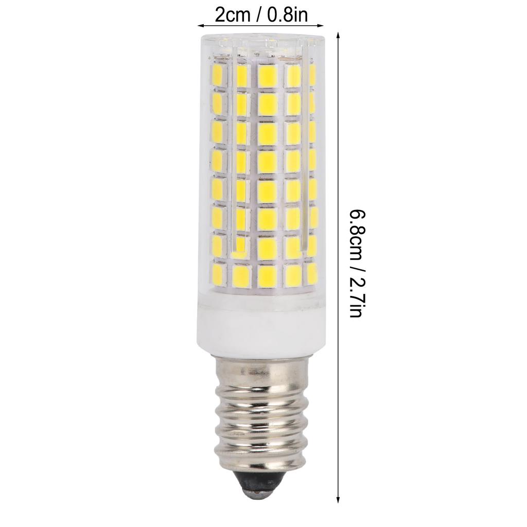 Cool White LED Corn Bulb Ceramic E14 LED Lamp New Silicone Cover Chandelier Light
