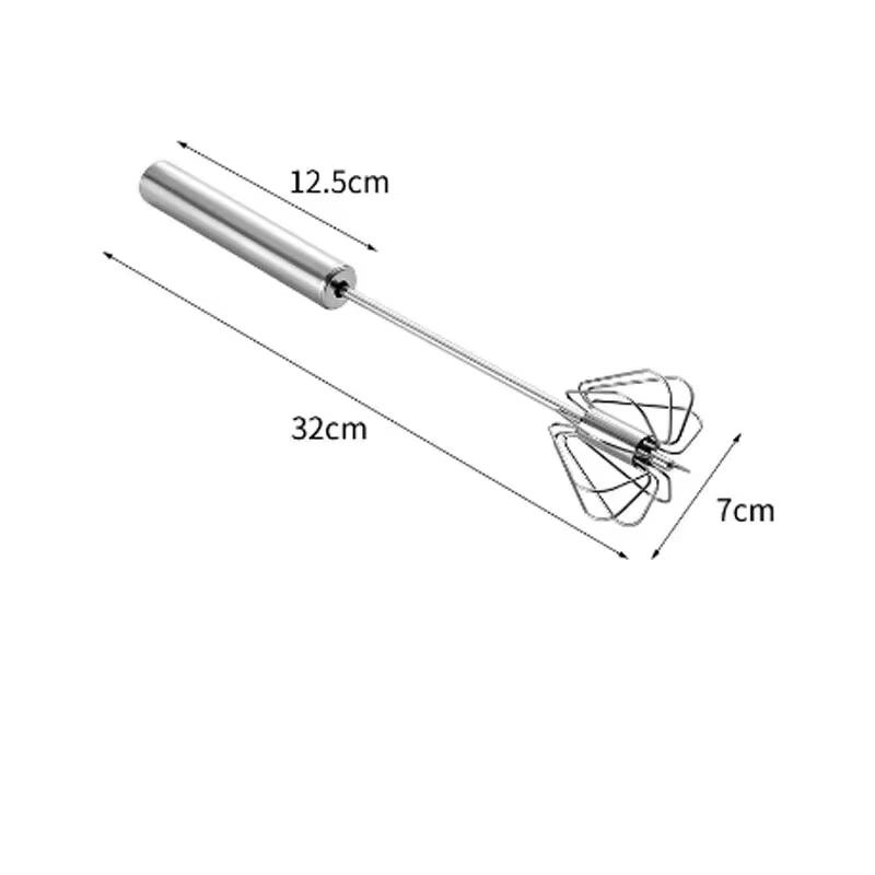 Венчик из нержавеющей стали, ручной, автоматический, вращающийся, молочная пена, бытовая выпечка, яичный белок, мука, утварь, кухонные принадлежности, инструменты для приготовления пищи
