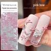 50 шт. Розовые бантики для нейл-арта - Мини-украшения в виде ленточек для DIY
