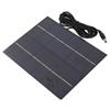 5.5W 6V Portable Polycrystalline Silicon Solar Panel with DC Port for DIY Battery Charger