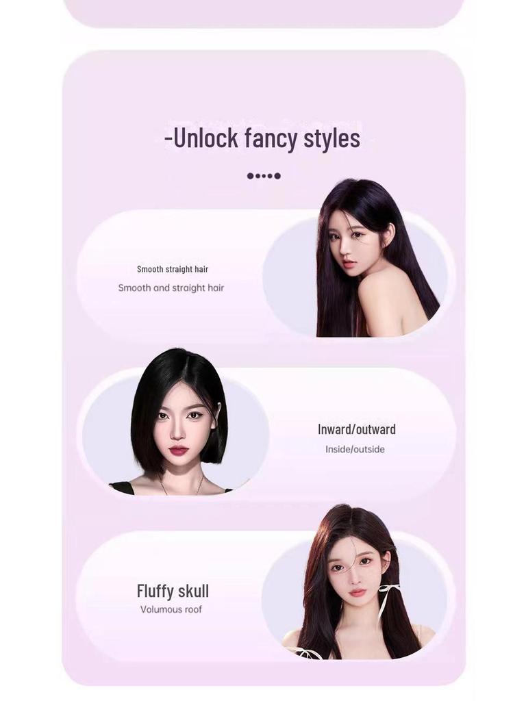 Беспроводная электрическая расческа для выпрямления и завивки волос с отрицательными ионами — инструмент для укладки двойного назначения