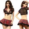 Foreign Trade European and American Sex Underwear Sexy Transparent Student Clothing Sailor Clothing Short Skirt Small Chest Uniform Temptation Set Who