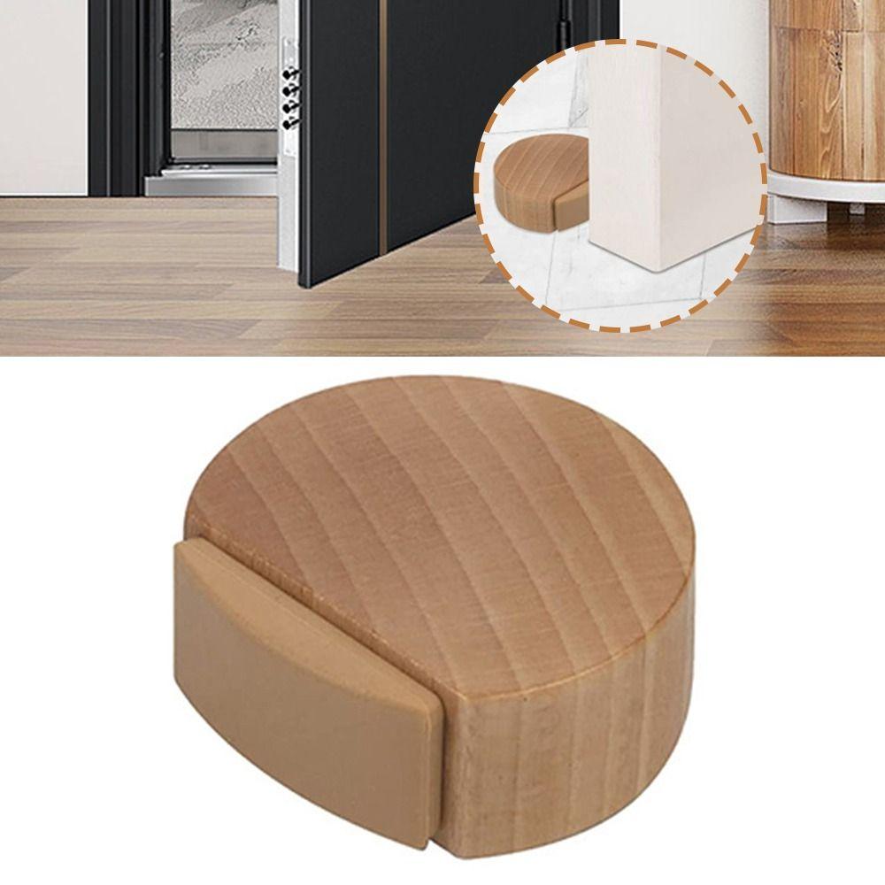 Защита стен, пола и мебели, деревянный стопор для двери, деревянный ограничитель для двери, противоударный стопор для двери, задний стопор для двери