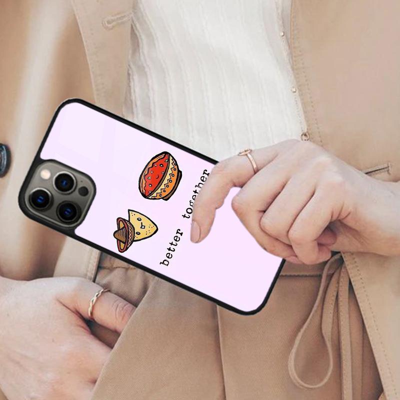 Милый забавный чехол для телефона с магнитами 'Еда' для APPLE iPhone 17 Air 16 14 13 12 Pro Max 15 Plus Беспроводная зарядка С чехлом MagSafe