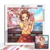 5D алмазная живопись полный алмаз мультяшная девушка изображение алмазная живопись ручная работа Diy Алмазная мозаика картина украшение дома