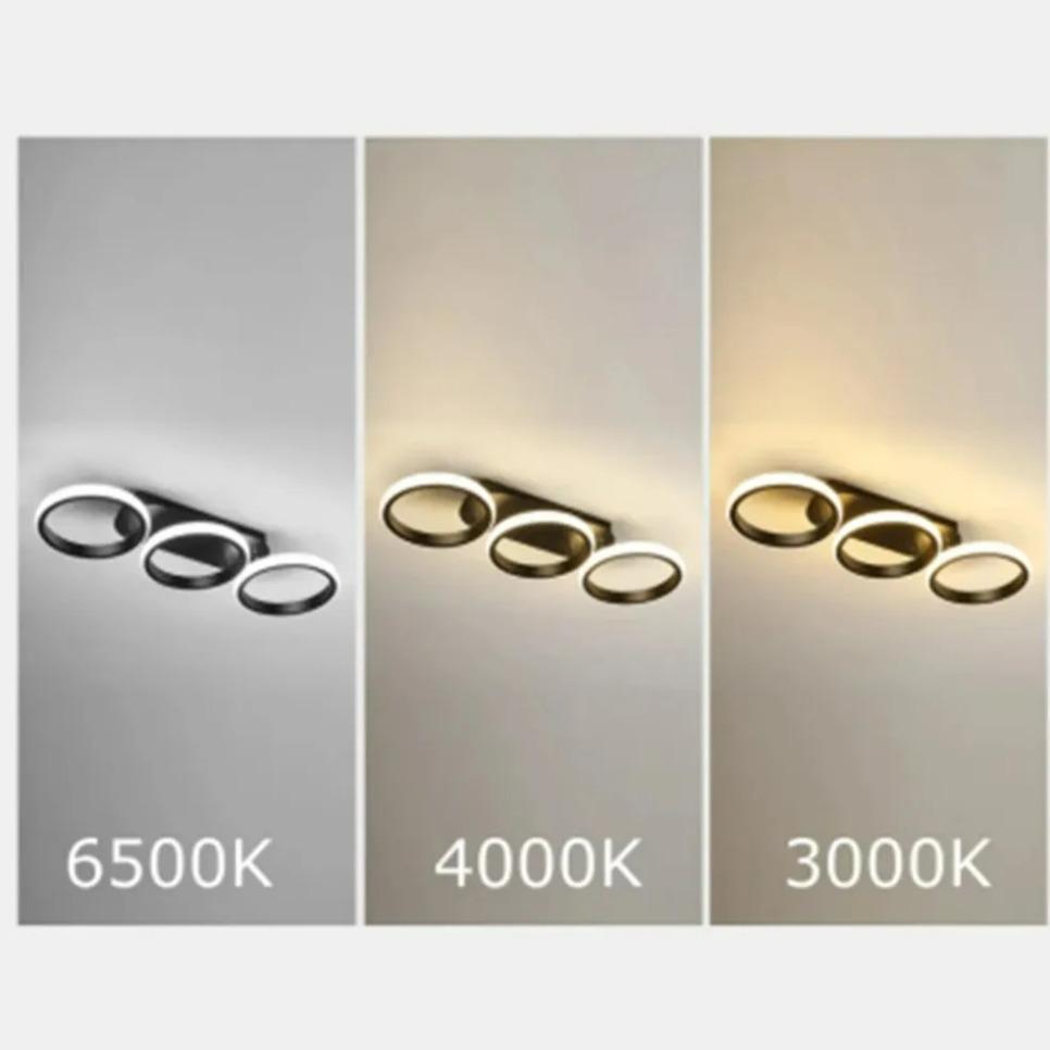 Скандинавская светодиодная потолочная люстра для гостиной, коридора 20 Вт 30 Вт Квадратный, круглый светодиодный потолочный светильник для кухни, домашнего освещения