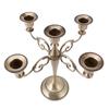 5 Arms Alloy Candle Holder European Style Candelabra Wedding Candlestick Home Decor Bronze