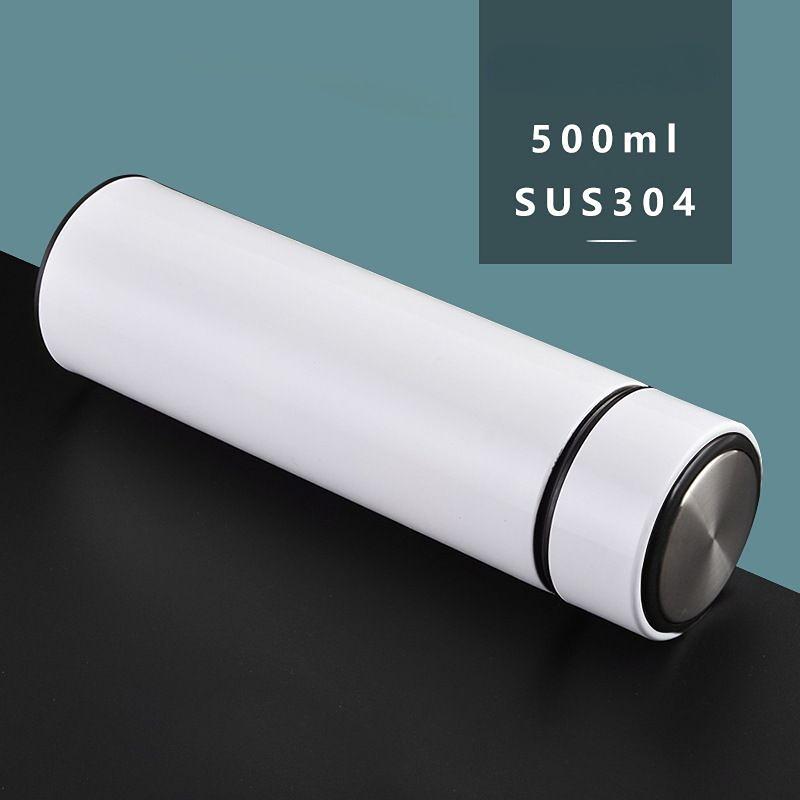 Портативная чашка для воды, термос, 500 мл, термосы Портативный термос из нержавеющей стали, бутылка для воды, дорожная чайная кружка, офисный термос