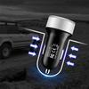 Автомобильное зарядное устройство 66 Вт, сверхбыстрая зарядка, 2 порта USB, 12 В, адаптер для зарядки iPhone 14 Plus 13 Pro Max Samsung Mi Oneplus OPPO Huawei