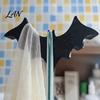 Bat Shaped Shower Hook 3D Printed for Glass Door, No Drill Snap Creative Storage On Clip Hanger, Gothic Hanger Bathroom Towel Loofah Door