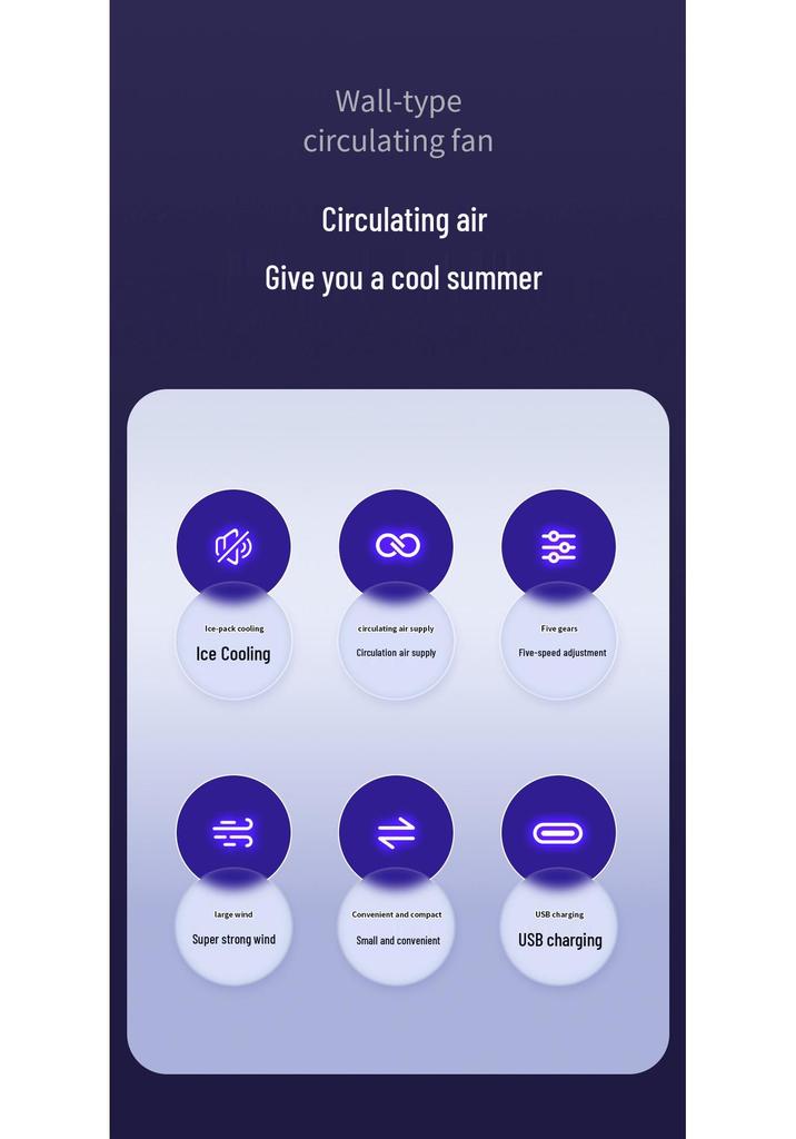 Silent Mini Desktop Cooling Fan - Ideal for Office and Gifts