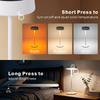 New Desk Lamp Solar Light Table Lamp for Bedroom Outdoor Camping Garden Two Charging Way 3 Color Temperature Night Lights